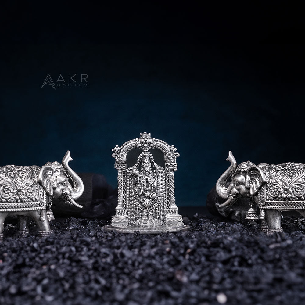 Lord Balaji and Elephant idols