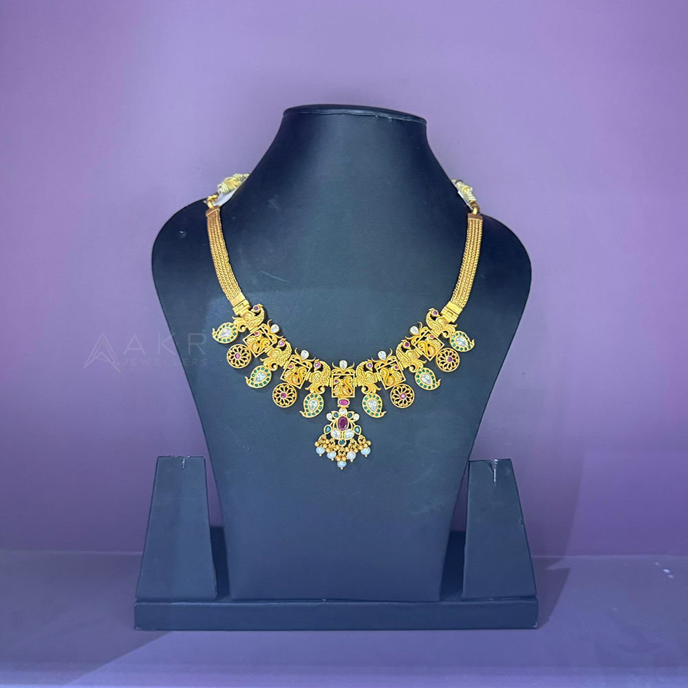 Multiple Peacock Necklace