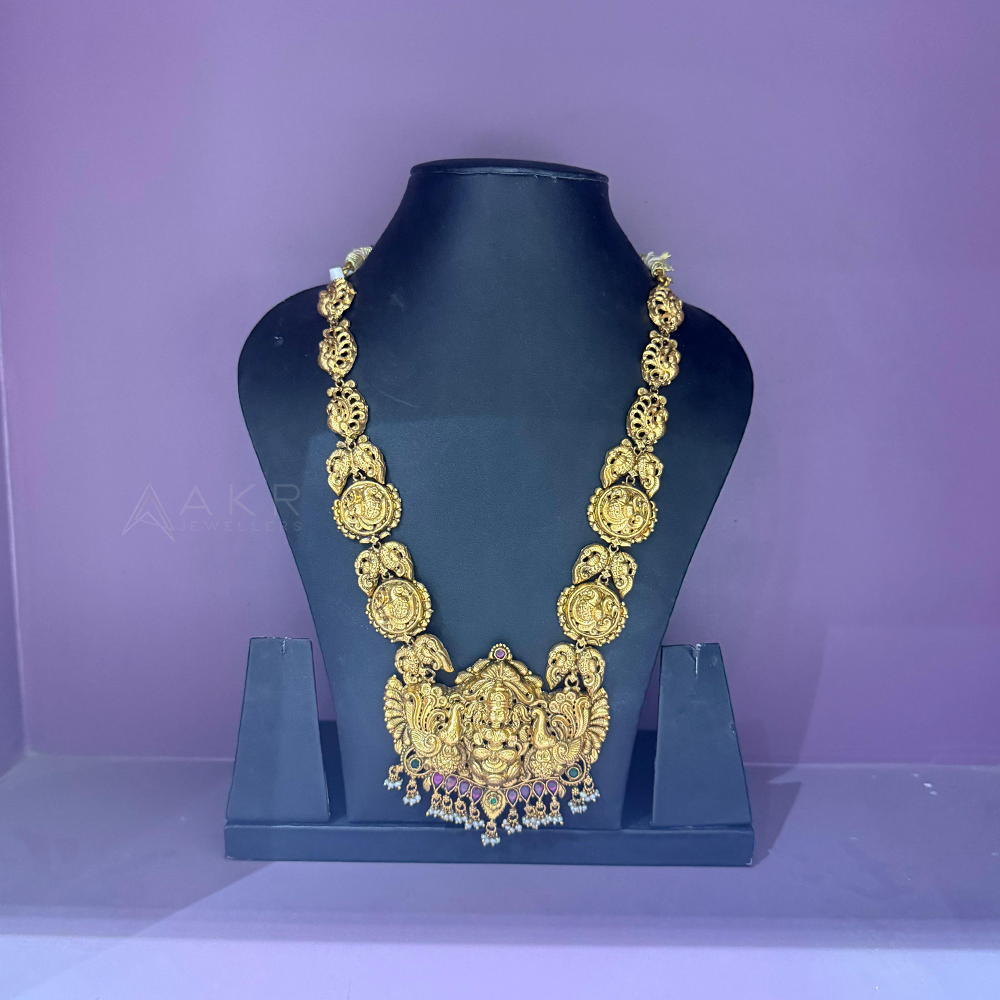 Nagas Lakshmi Swan Long Necklace