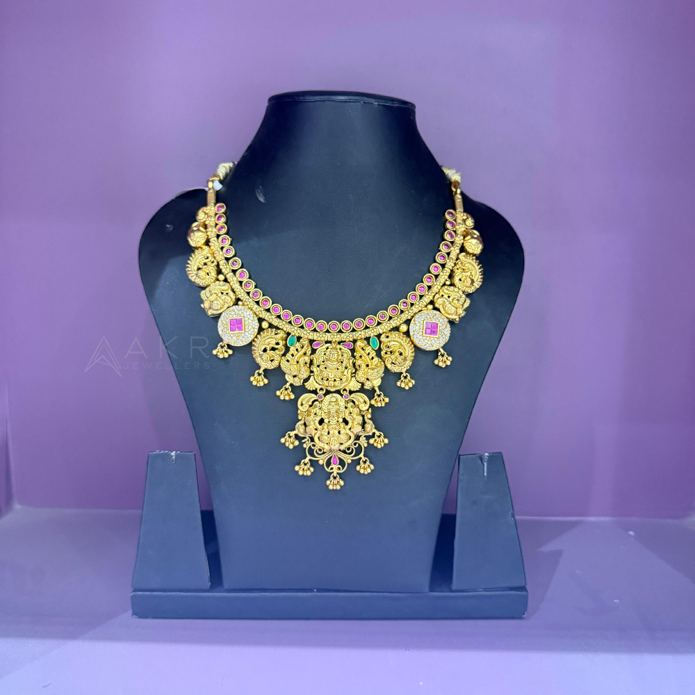 Choker Style Traditional Temple Necklace
