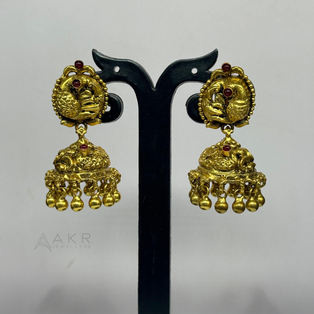 Antique Peacock Buttalu