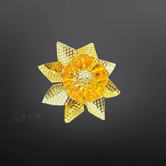 Silver Gold Coating Flower