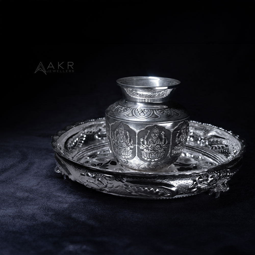 Astalakshmi kalasham and plate