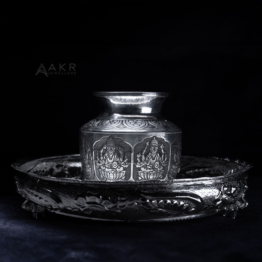Astalakshmi kalasham and plate