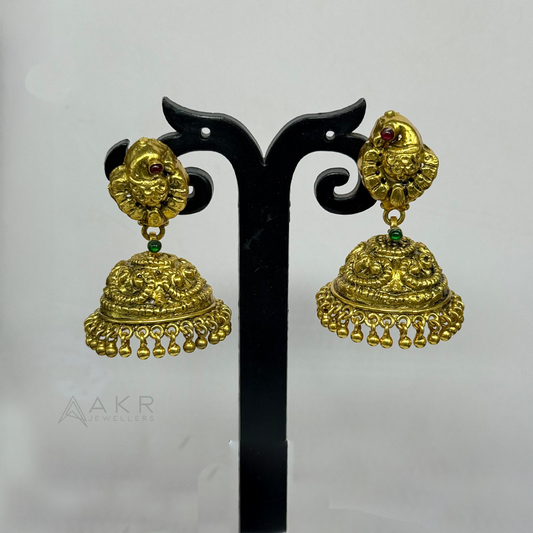Antique Peacock Buttalu