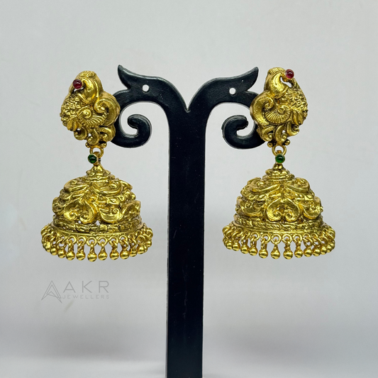 Antique Peacock Buttalu