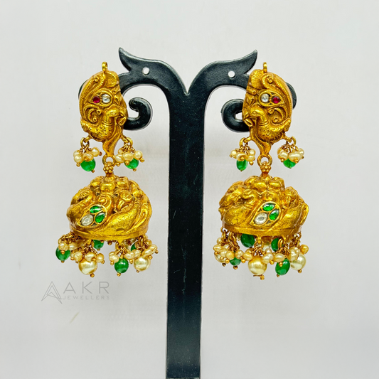 Antique Peacock Buttalu